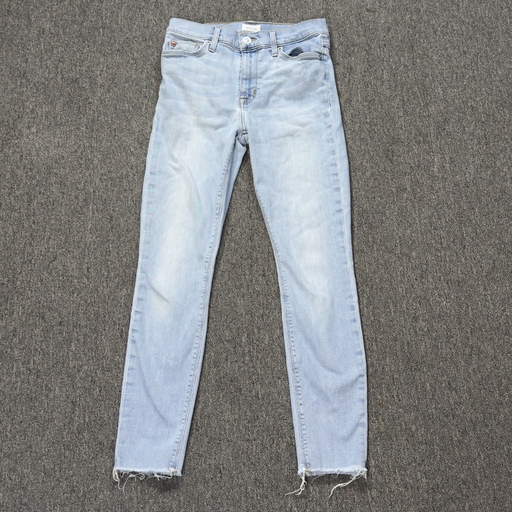 Hudson Jeans Blair‎ Super Skinny Mid Rise Denim Jeans Raw Hem Women's Size 27